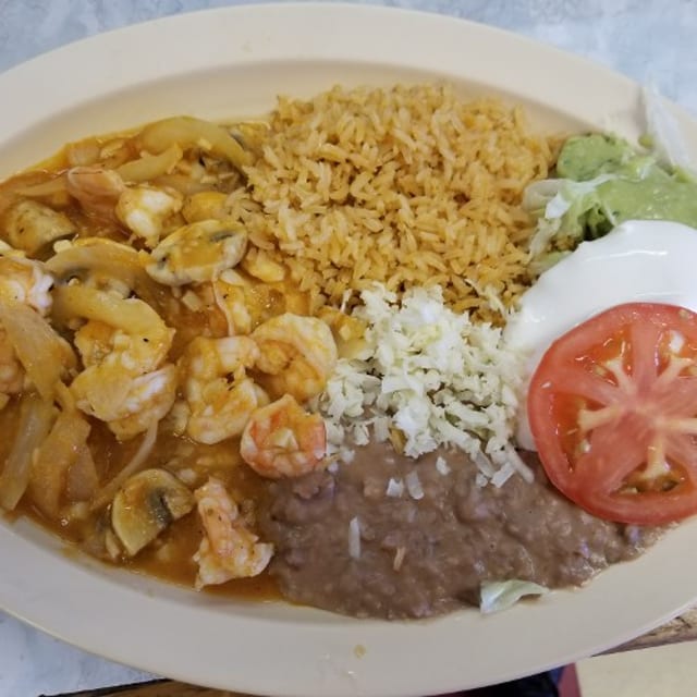 Camarones Al Mojo De Ajo.